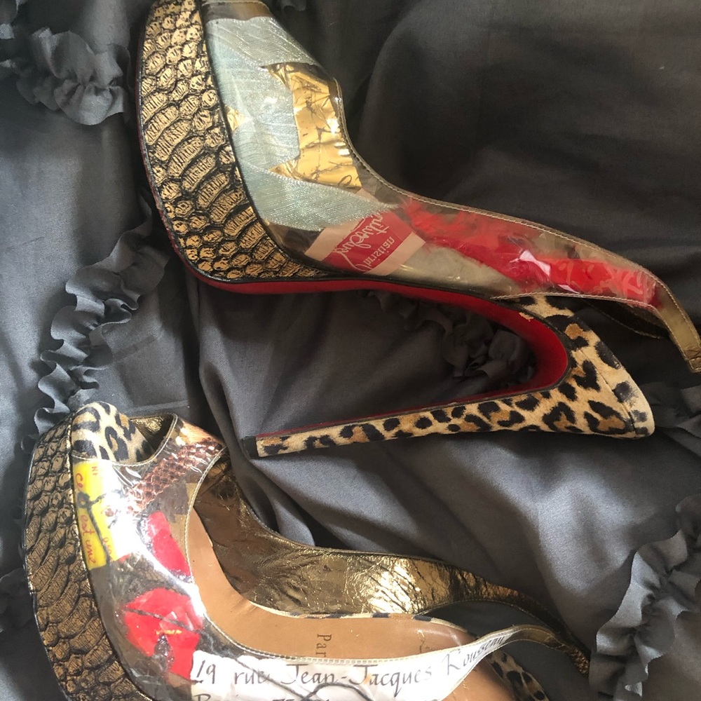 Christian Louboutin  trash Sling Back